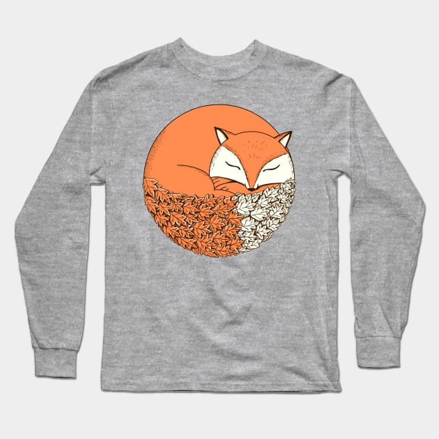 Fox Long Sleeve T-Shirt by coffeeman